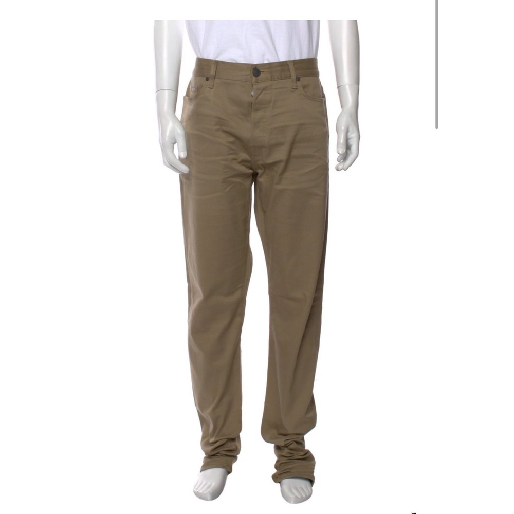 John Elliott Cast 2 Khaki Tan Slim Fit Denim Jeans Mens XXL 38x36